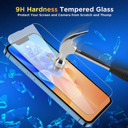 For Iphone 14 13 12 11 Pro Max Tempered Glass Screen Protector Camera Protector